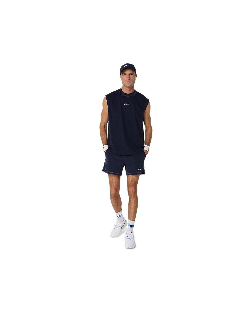 Asics A.P.C. X 5In Shorts in Blue for Men | Lyst UK
