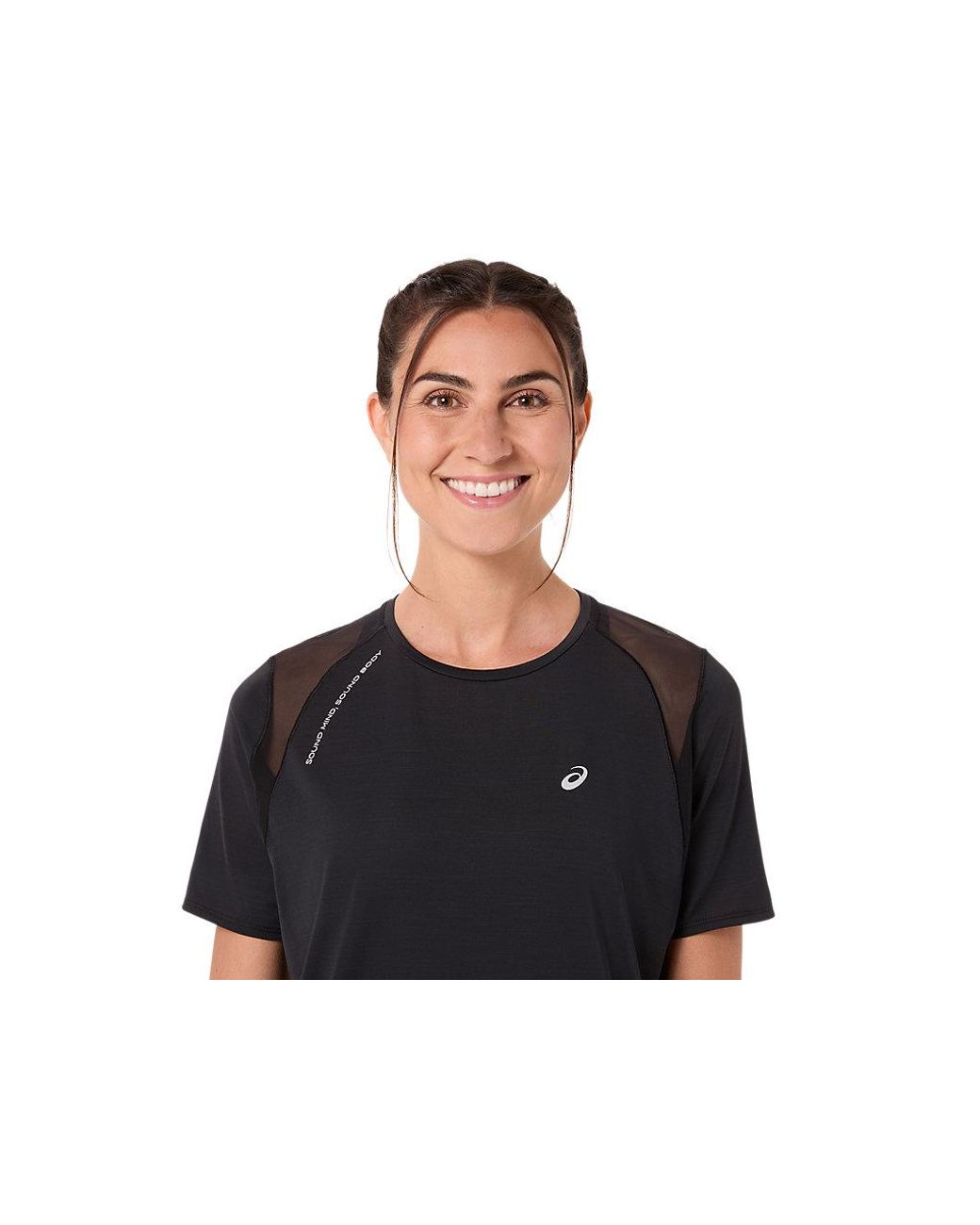 Asics Road Ss Top in het Black