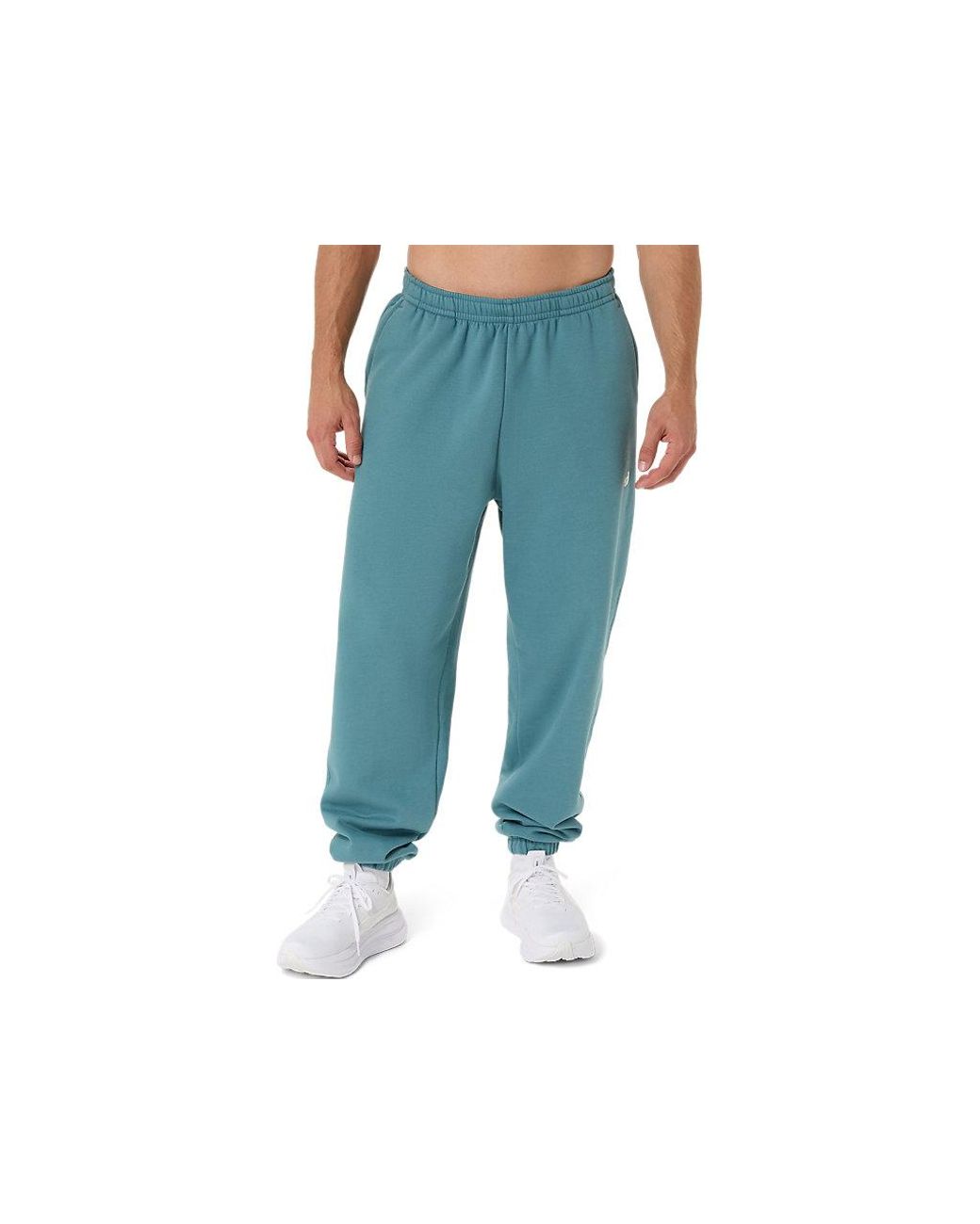 Asics Blue Fleece Relaxed Pant for men