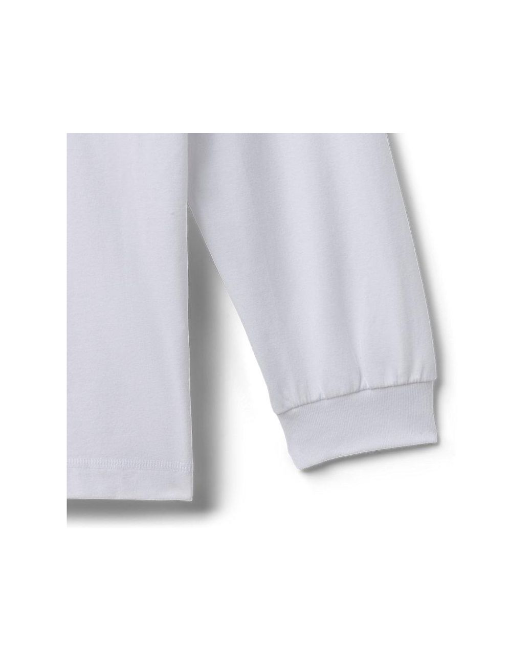 Asics White Graphic Long Sleeve Tee for men
