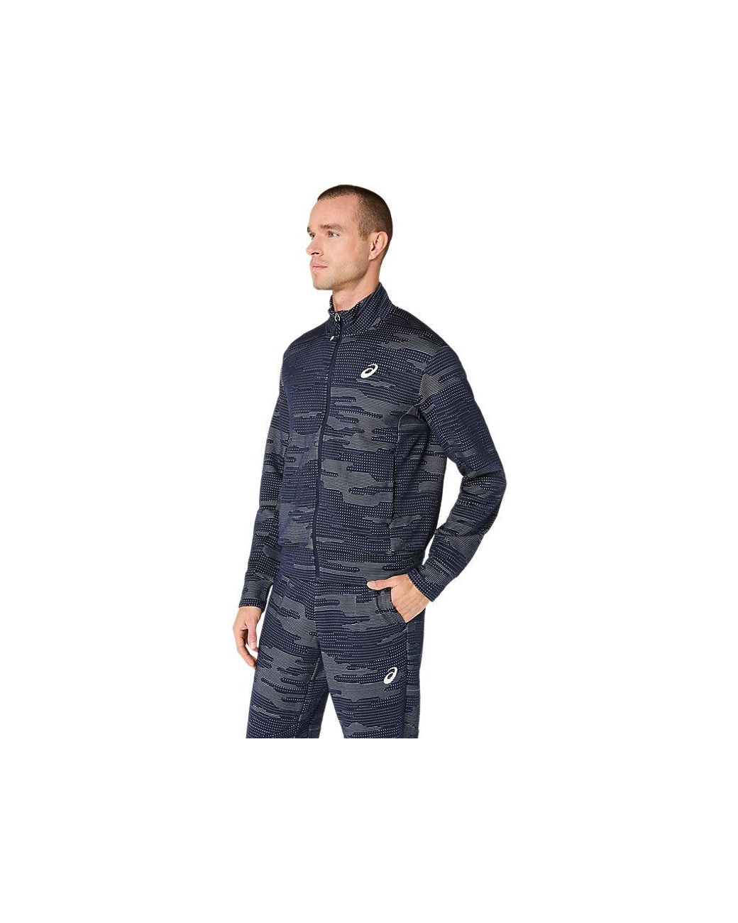 Match Jacket Asics pour homme en coloris Blue