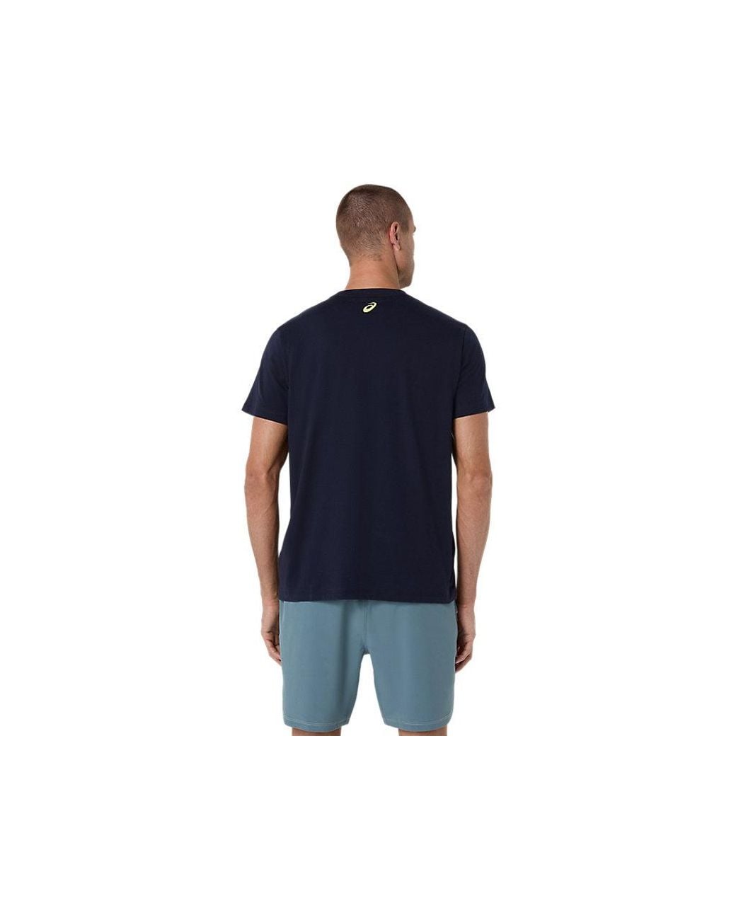 Asics Blue Court Core Graphic Tee for men