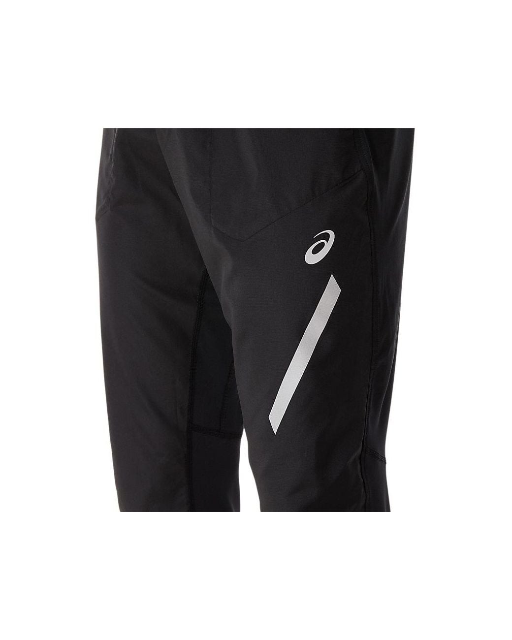 Asics Lite-Show Pant in het Black voor heren