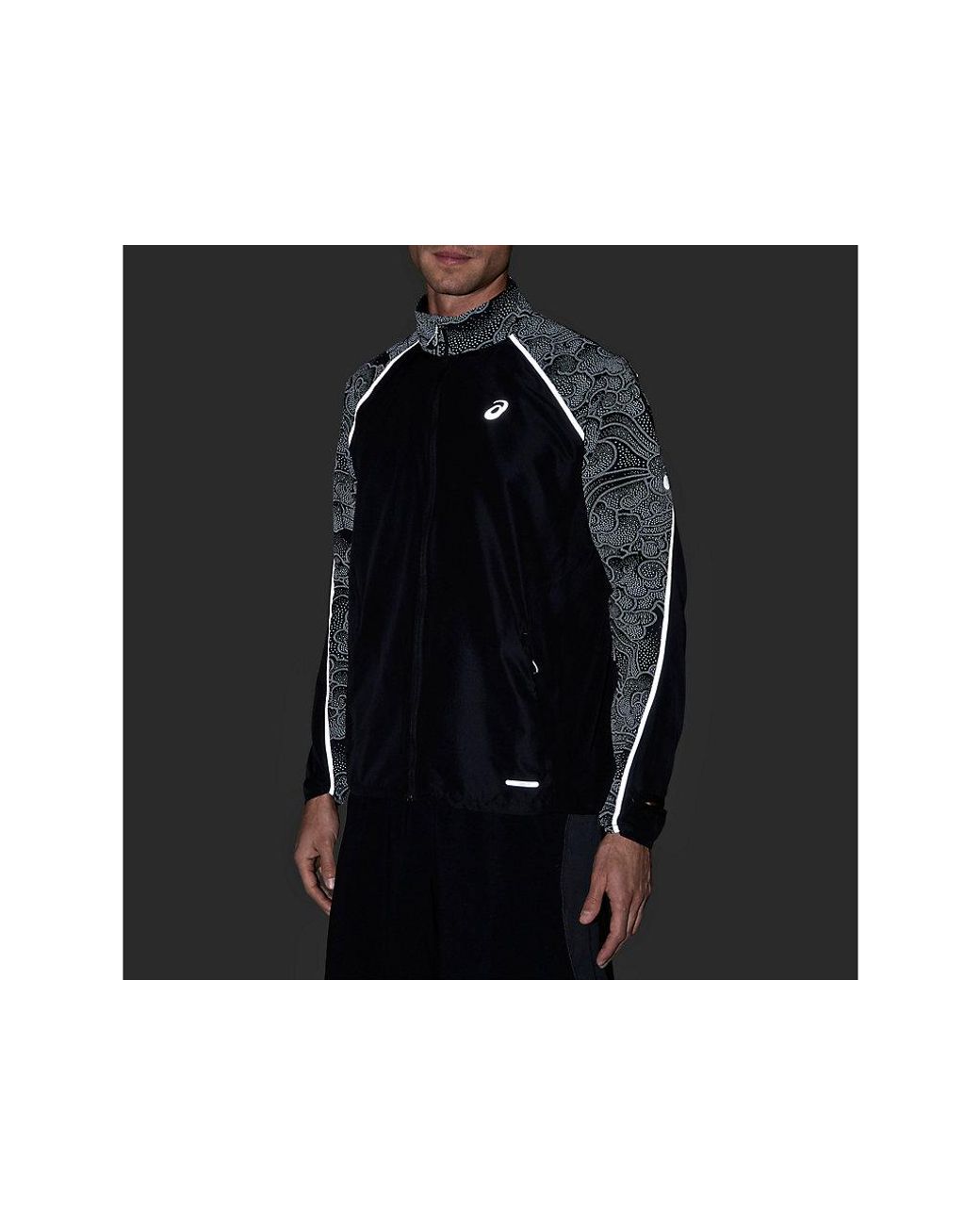 Asics Road Lite-Show Jacket in het Black voor heren