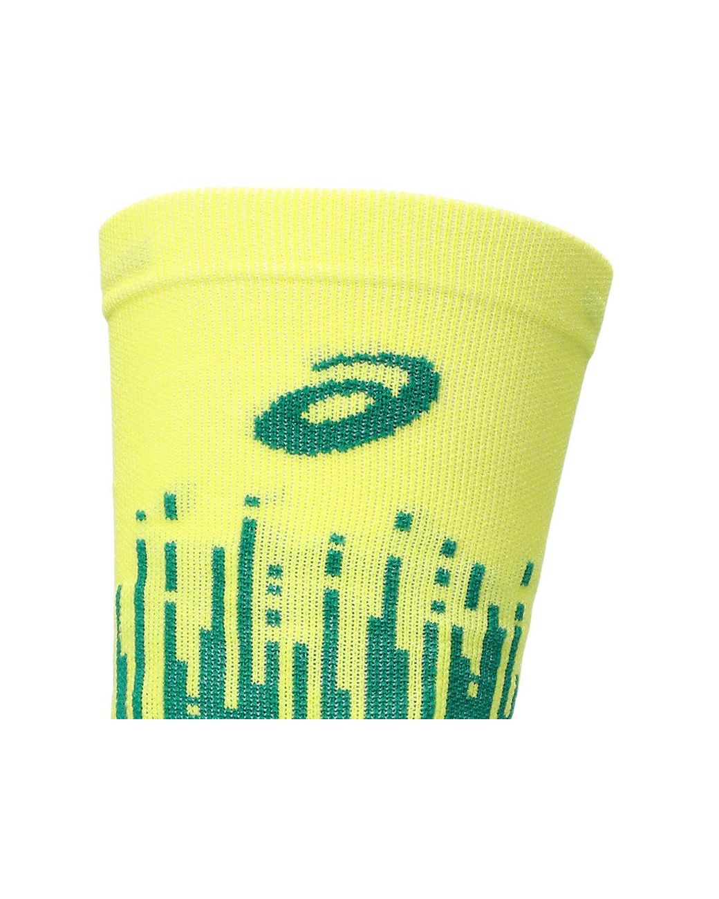 Asics Green Performance Run Sock Crew for men