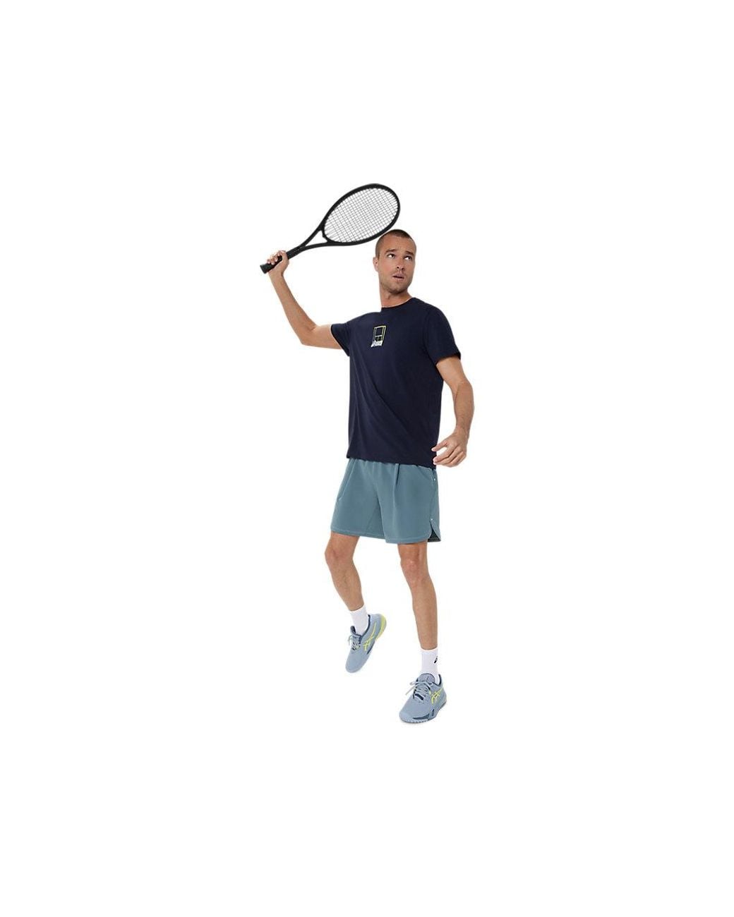 Asics Blue Court Core Graphic Tee for men
