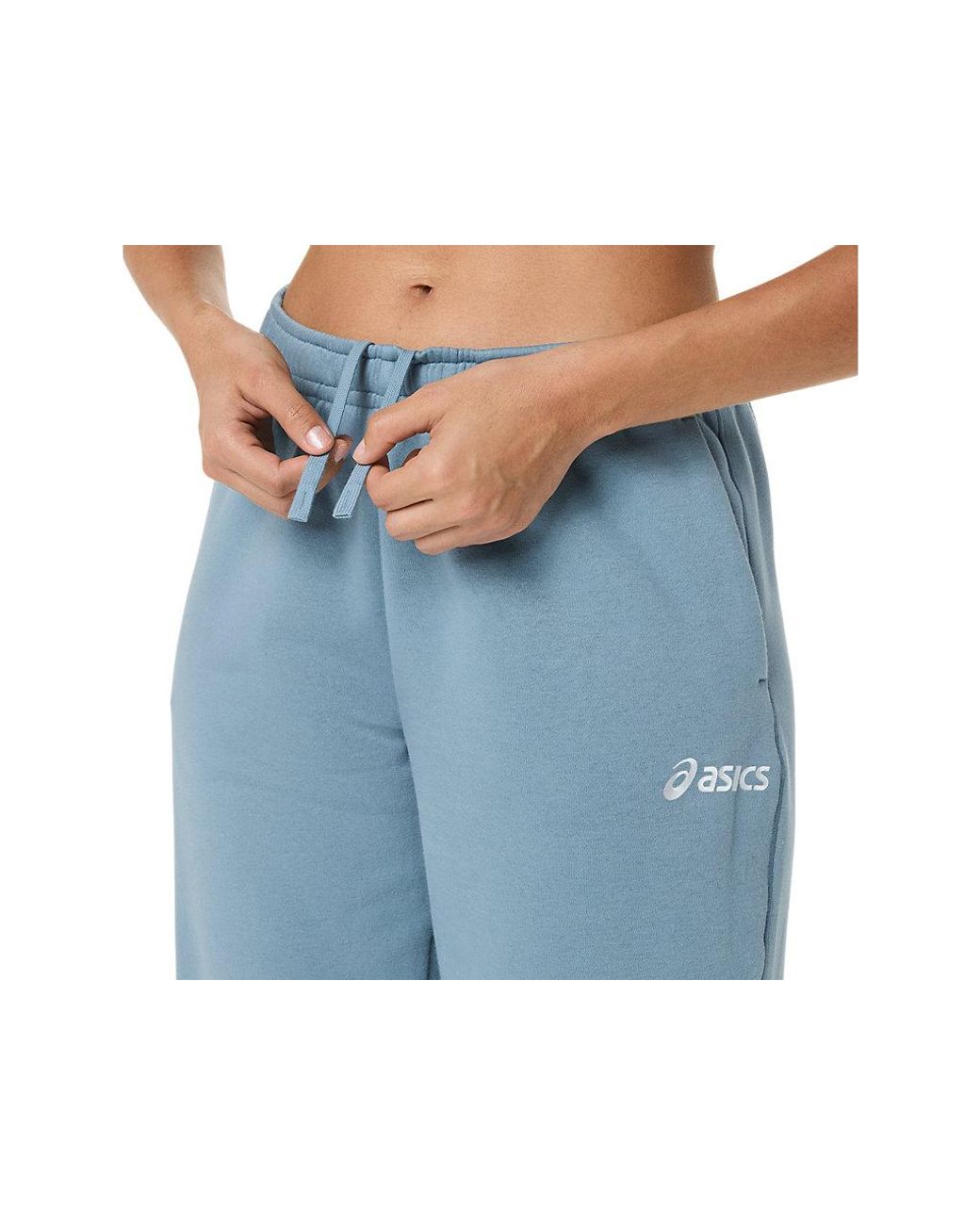 Asics Blue Logo Fleece Pant