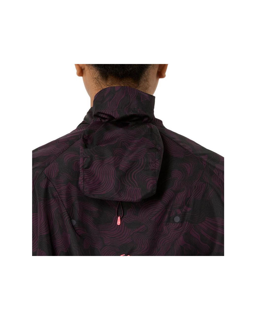Asics Black Fujitrail Packable Jacket