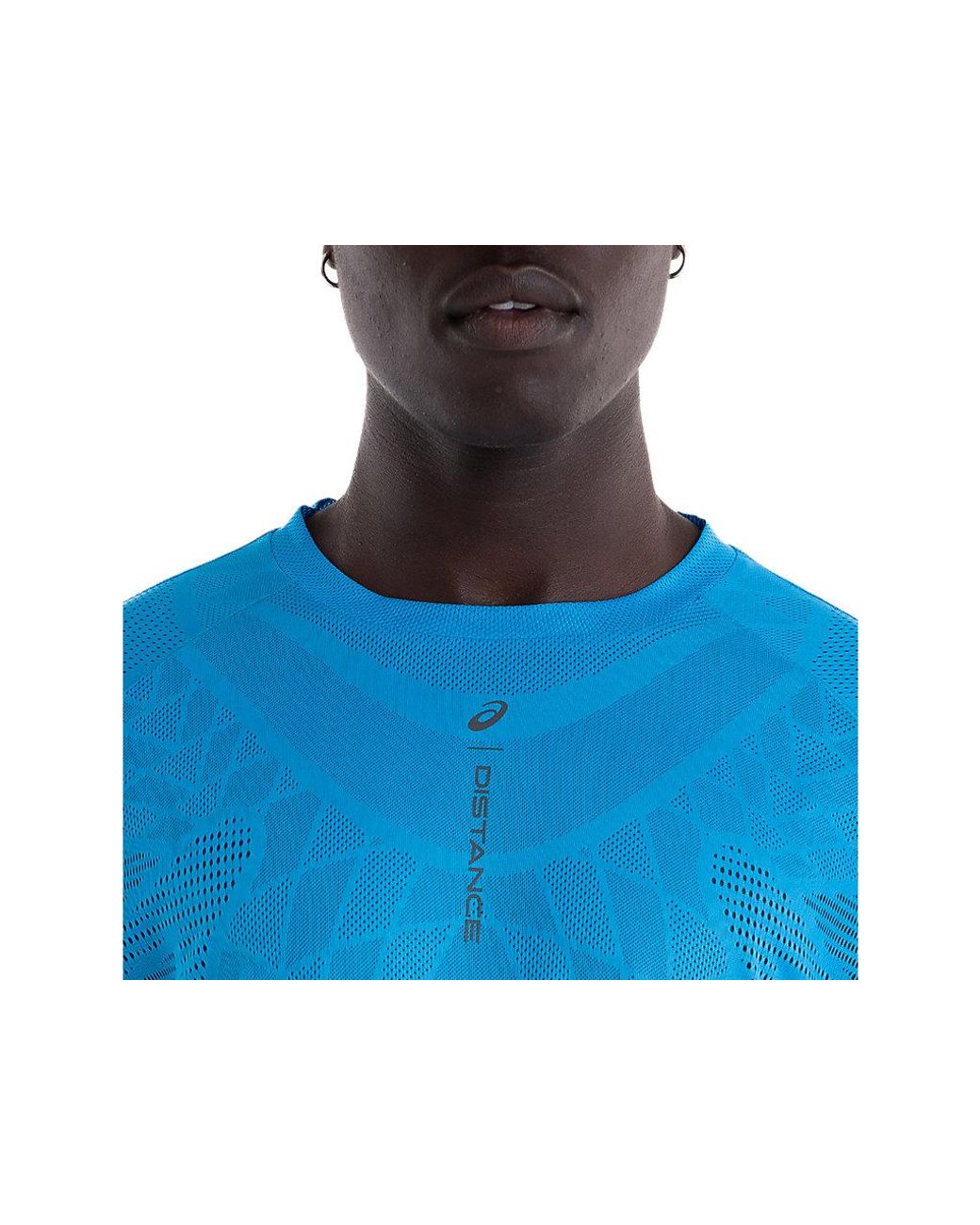 Asics Red Metarun Fade Ss Top for men