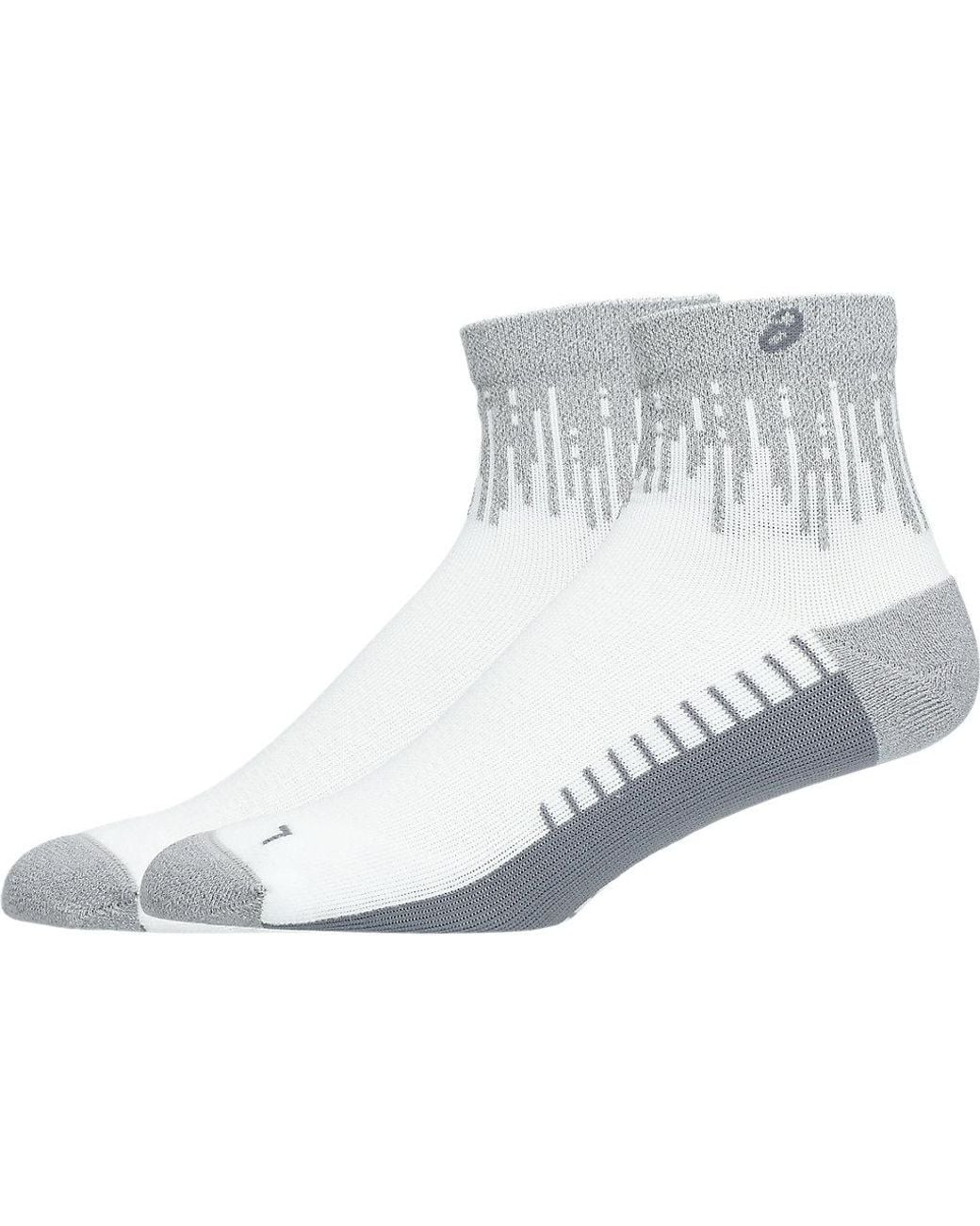 Asics Performance Run Quarter Sock in het Black voor heren