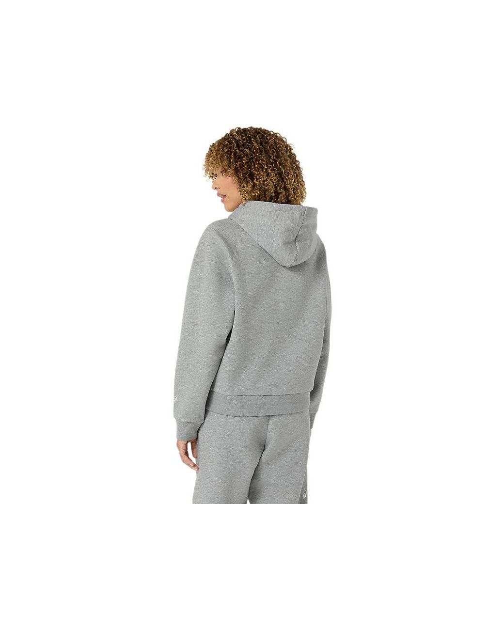 Asics Black Logo Fleece Pullover Hoodie