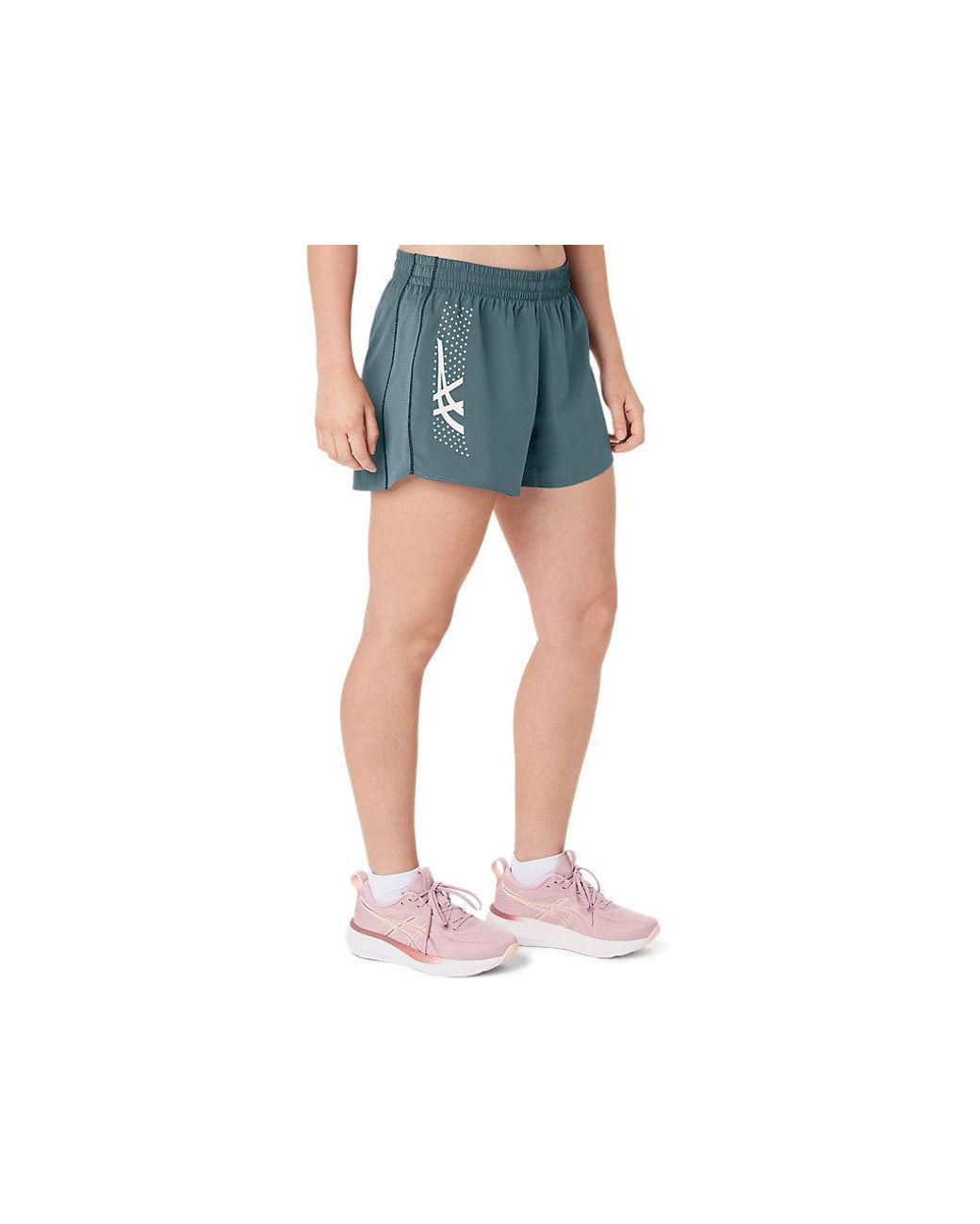 Asics Blue Icon 4In Short