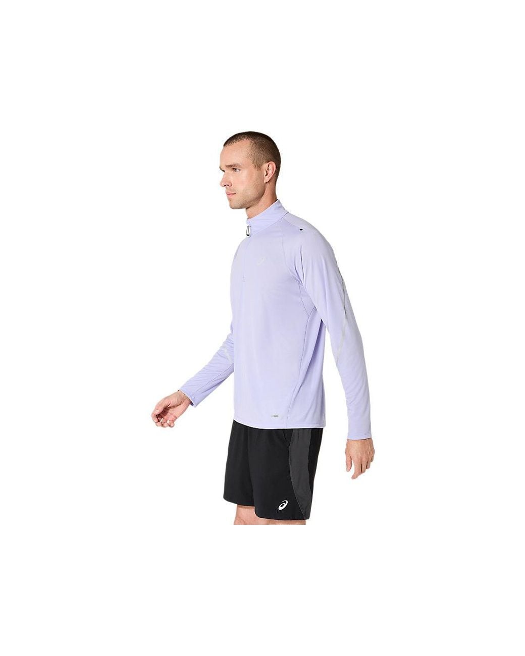 Asics Blue Road Lite-show 1/2 Zip Ls Top for men