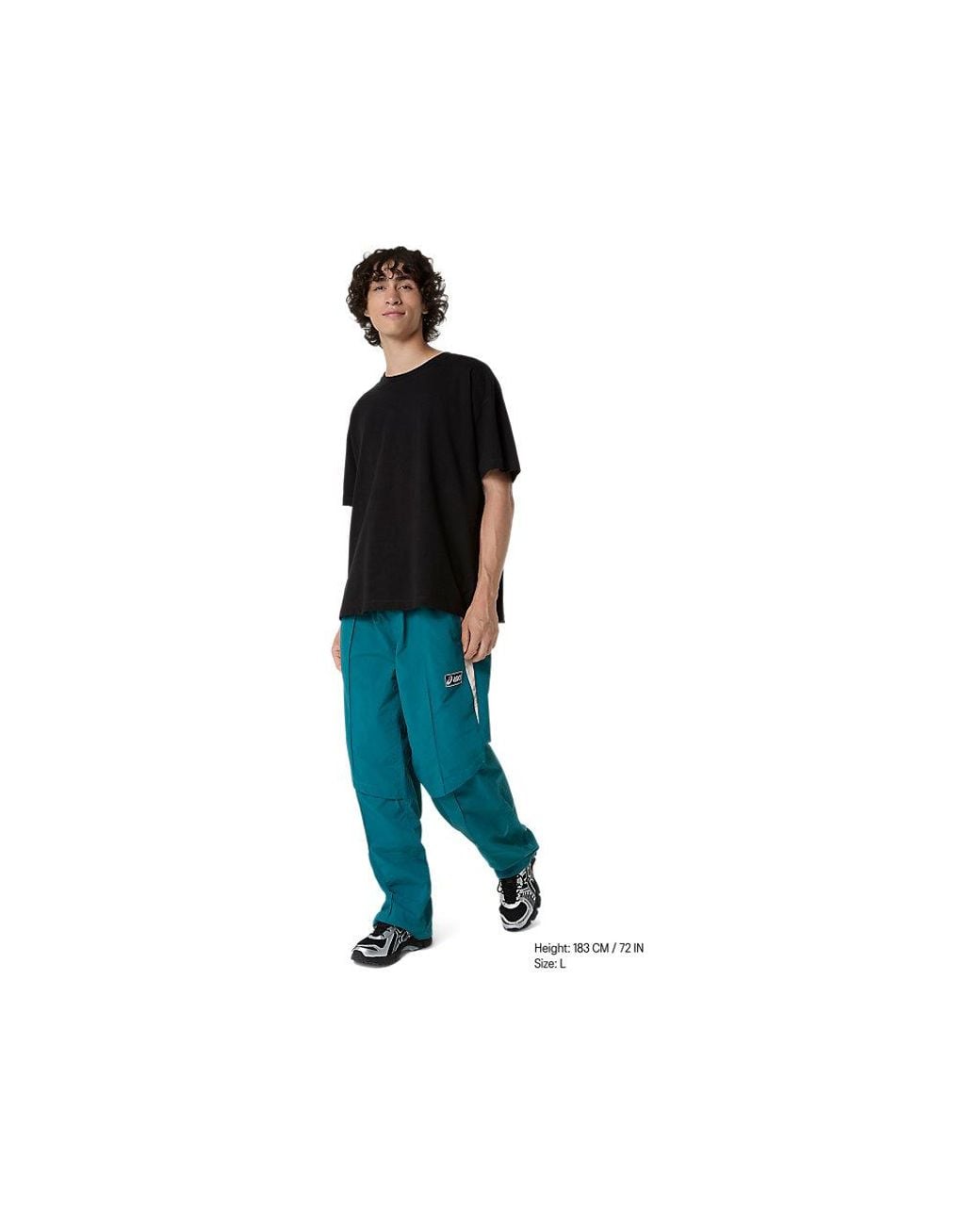 Asics Black Sps Graphic Short Sleeve Tee for men