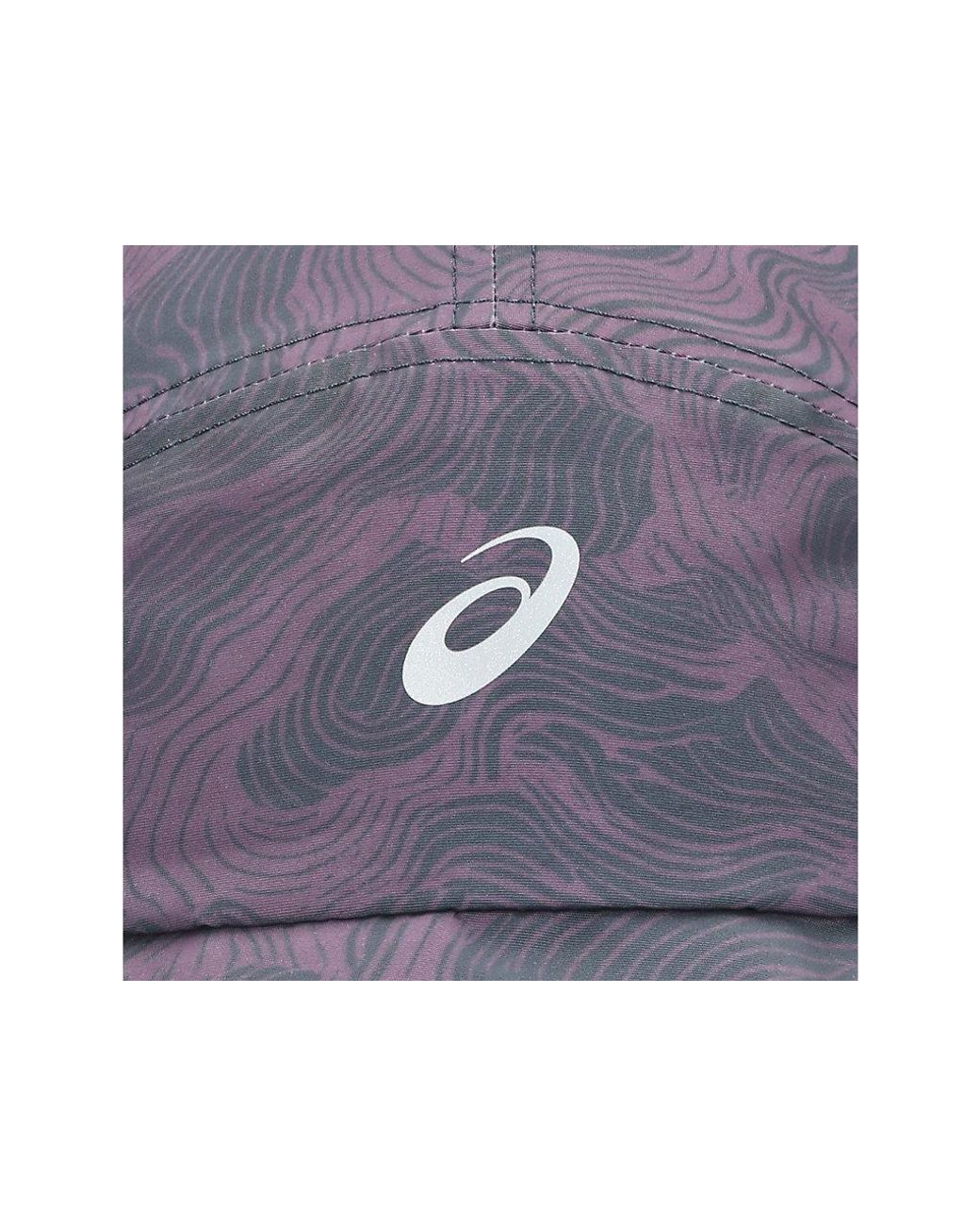 Asics Fujitrail Graphic Cap in het Purple voor heren