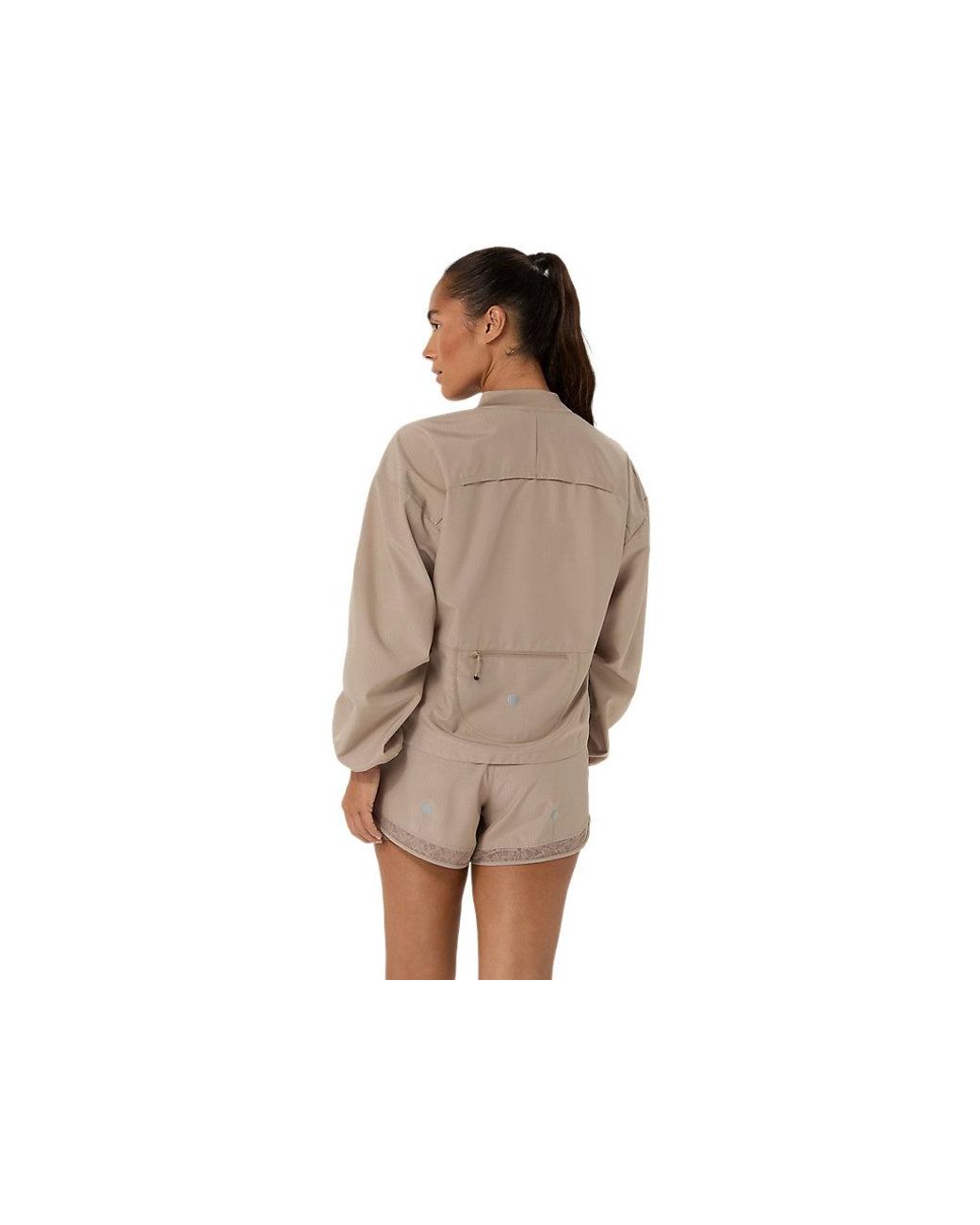 Nagino Run Adjustable Jacket di Asics in Natural
