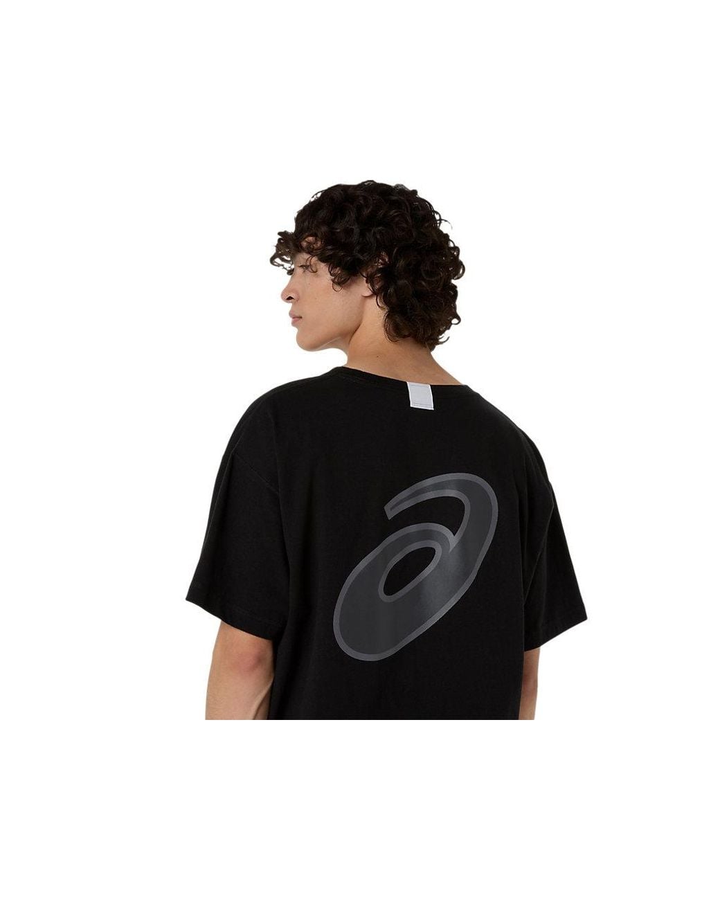 Asics Black Sps Graphic Short Sleeve Tee for men
