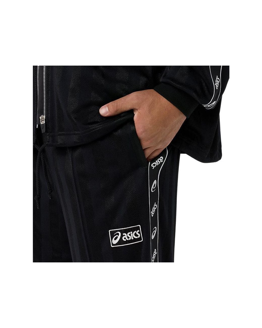 Asics Black Classic Jersey Track Pant for men
