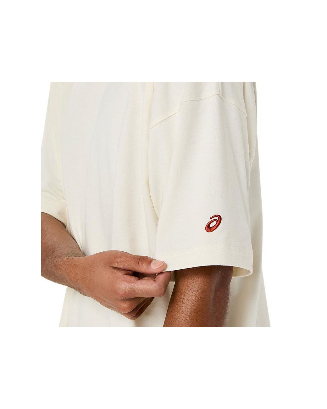 Asics White Heritage Heavy Cotton Run City Tee for men