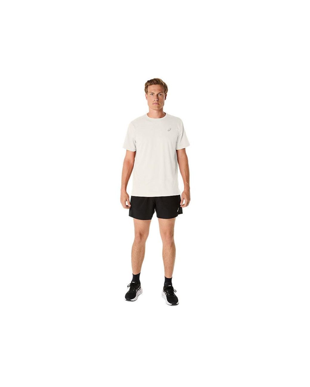 Asics Black Core Ss Top for men