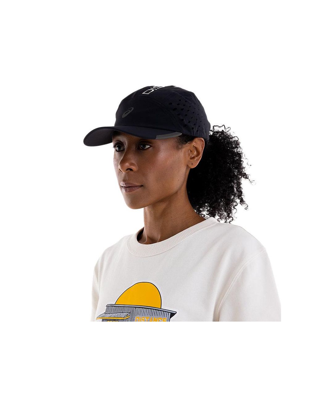 Asics Black Performance Running Cap for men