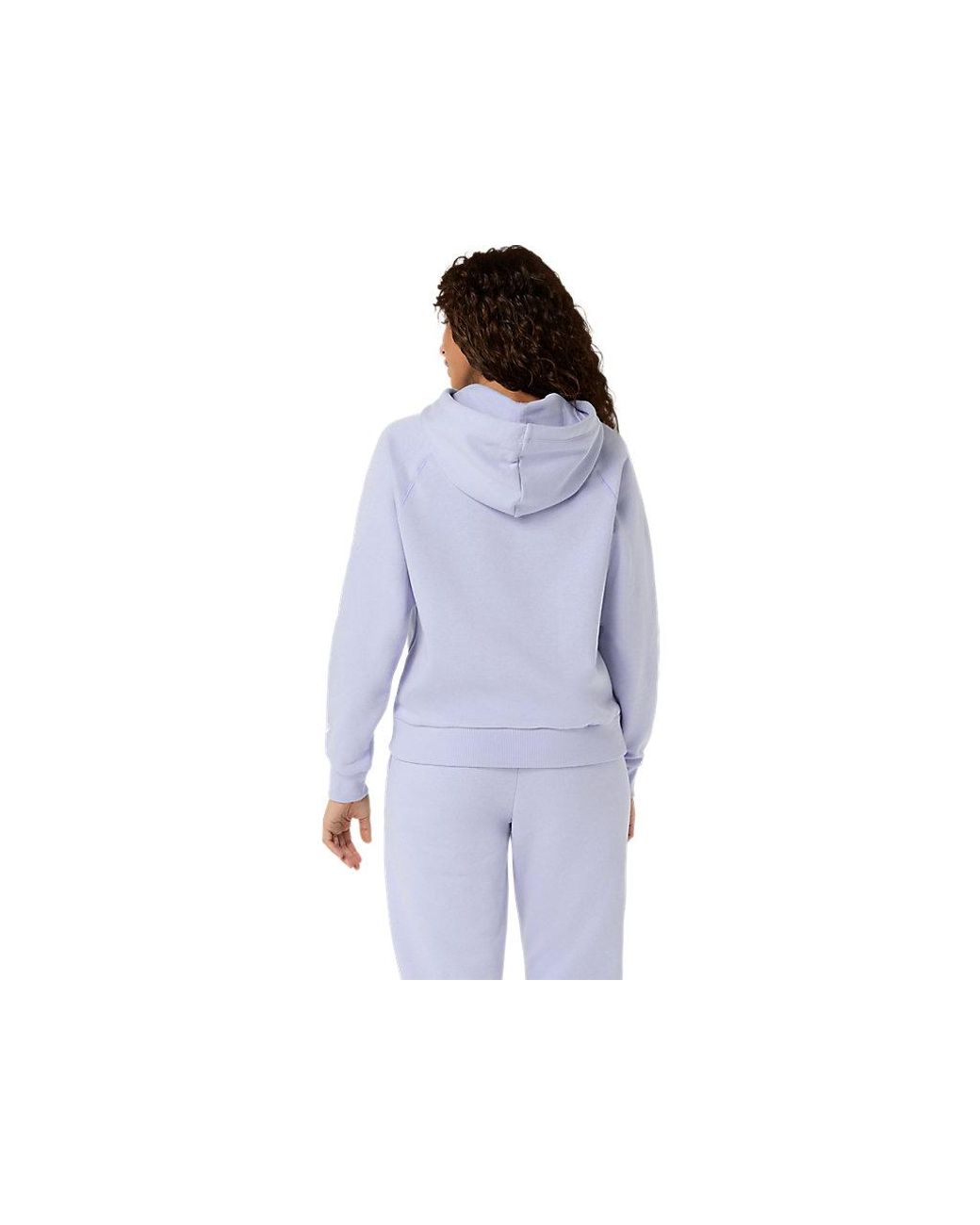 Asics Blue Logo Fleece Pullover Hoodie
