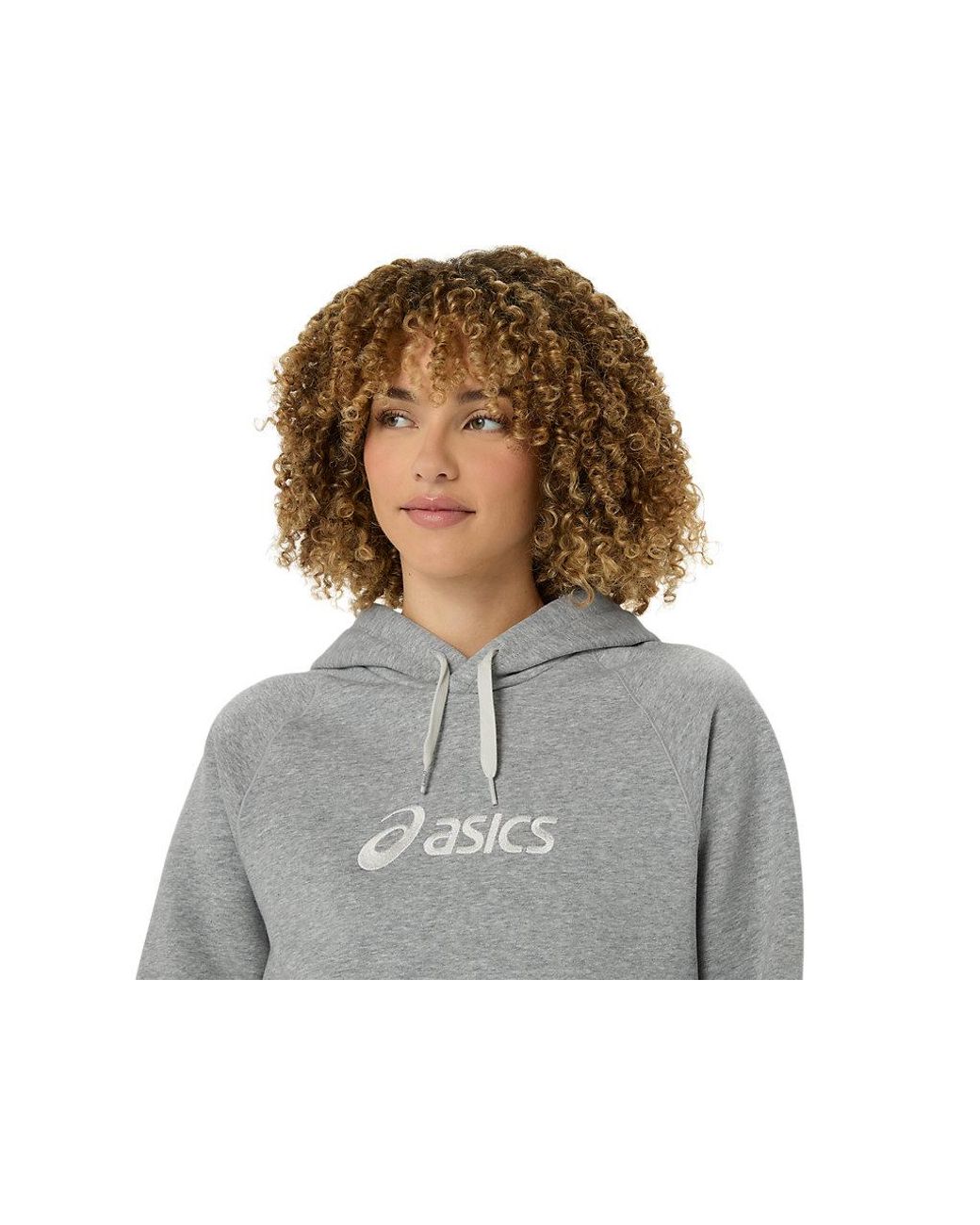 Asics Black Logo Fleece Pullover Hoodie