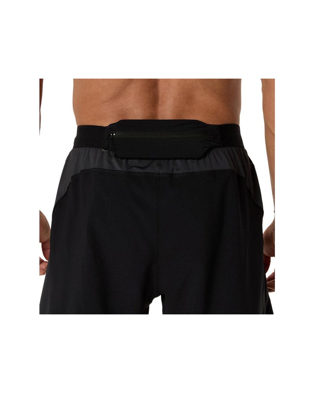 Asics Black Road 2N1 7In Short for men