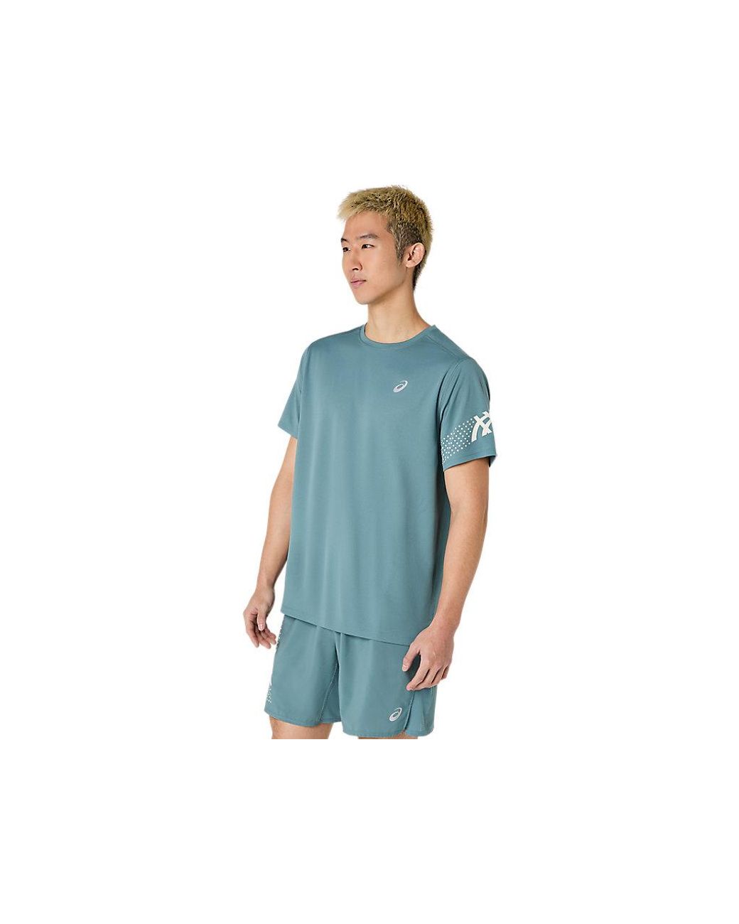 Asics Icon Ss Top in het Blue voor heren