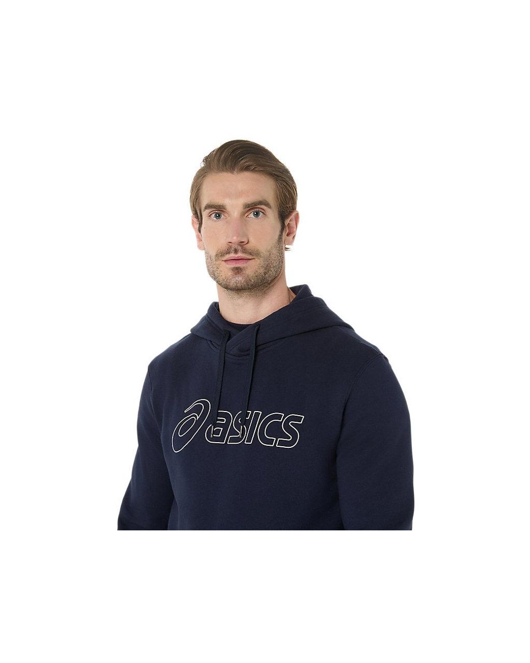 LOGO OTH HOODIE Asics de hombre de color Blue