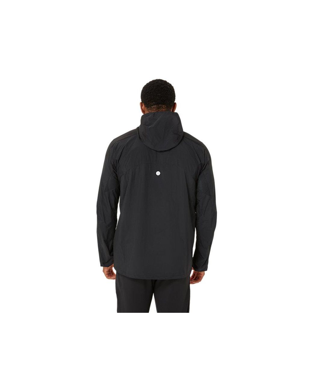 Asics Black Road Packable Jacket for men