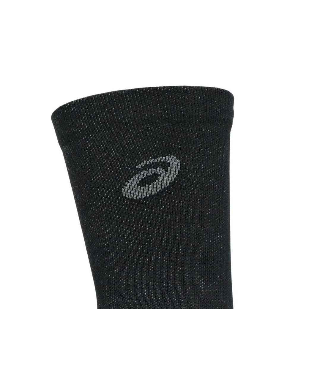 Asics Black Performance Run Crew Sock for men