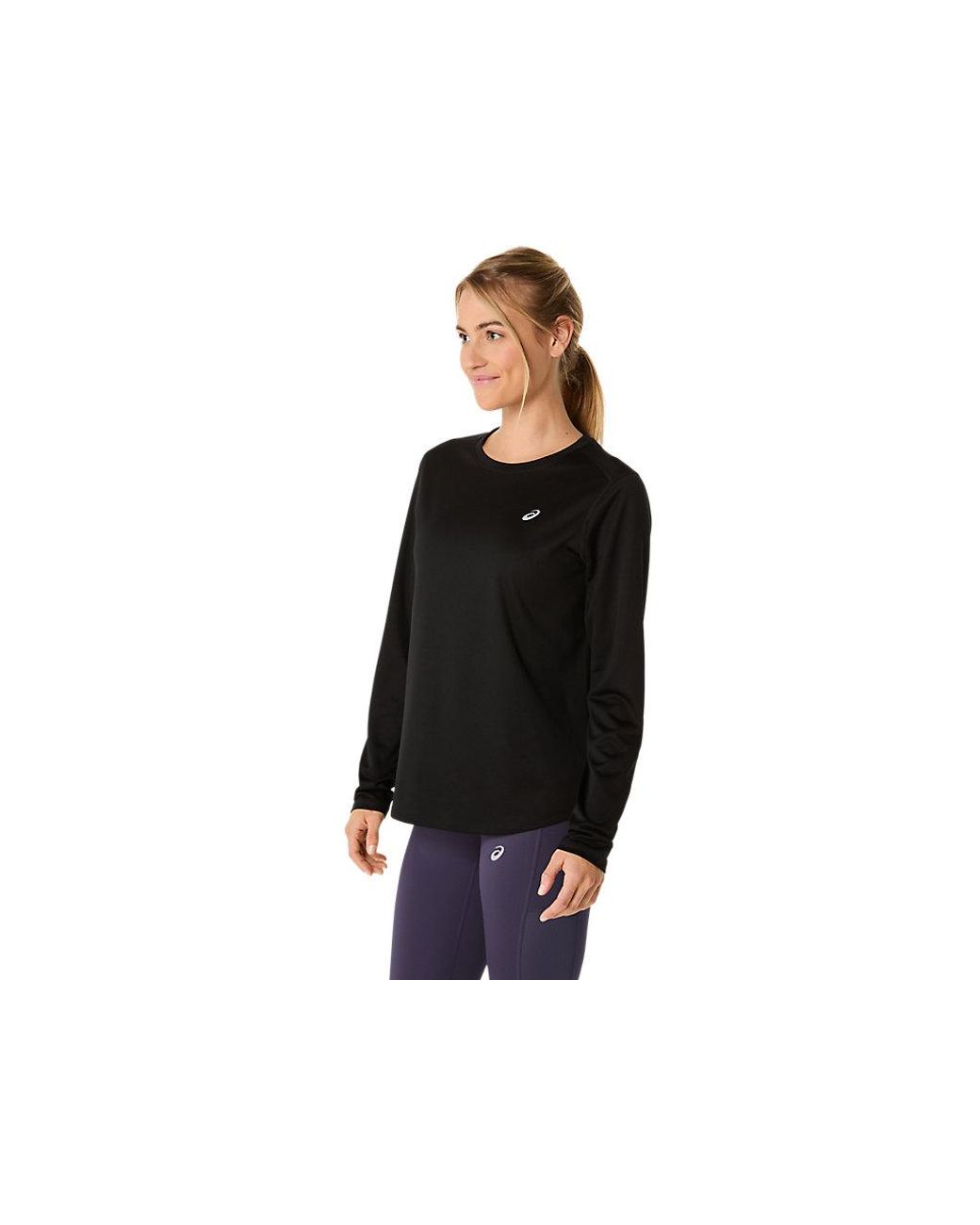 Asics Black Core Ls Top