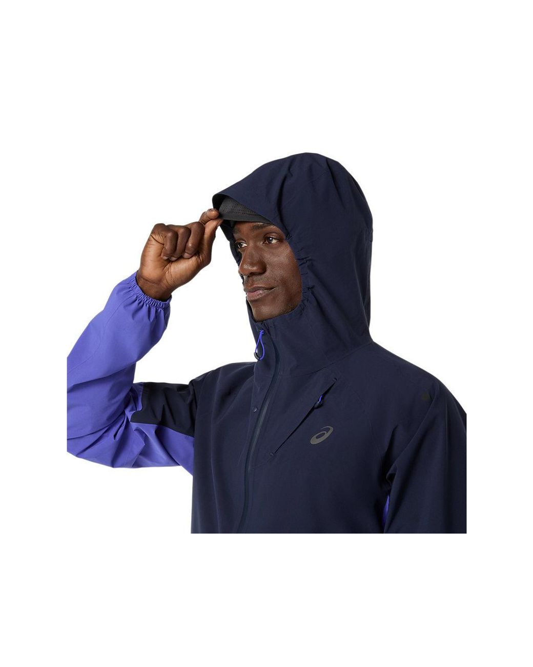 Asics Blue Metarun Legend Jacket for men