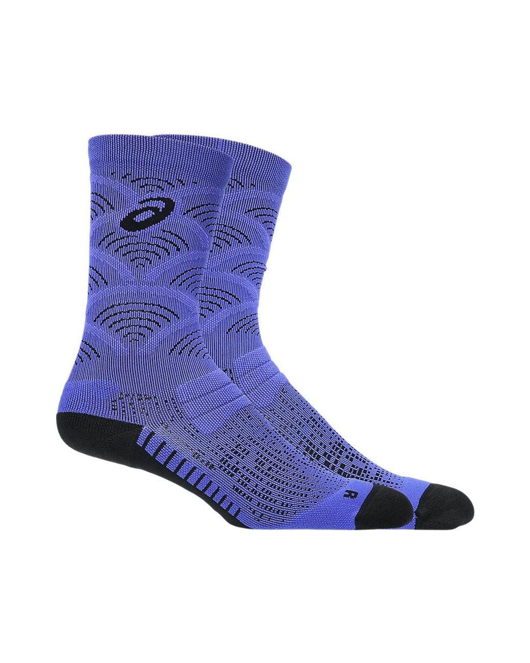 Asics Blue Performance Run Crew Sock for men