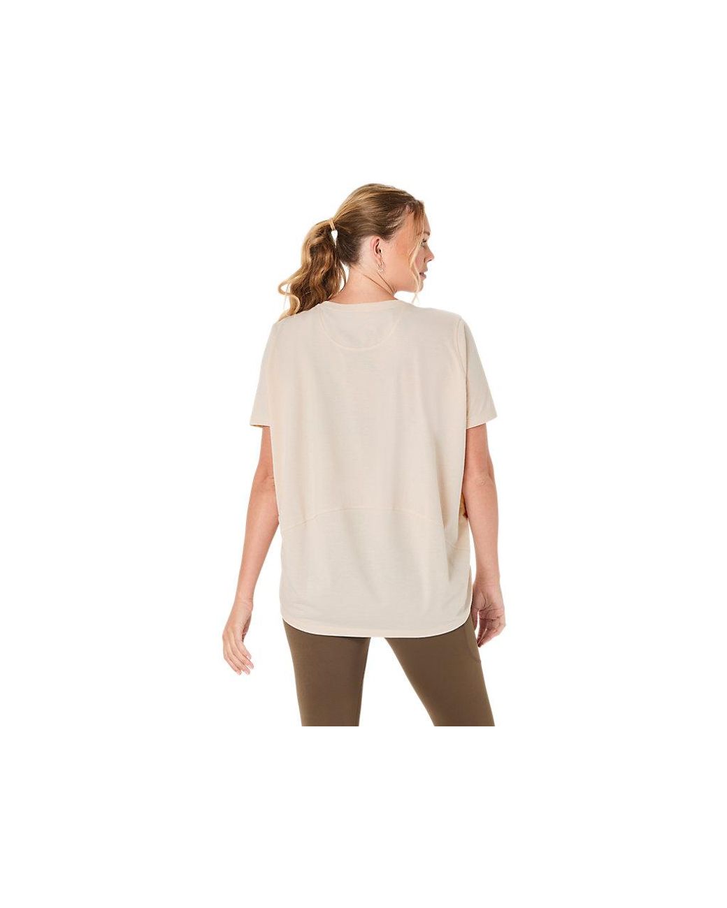 Asics Pink Nagino Oversized Short Sleeve Top