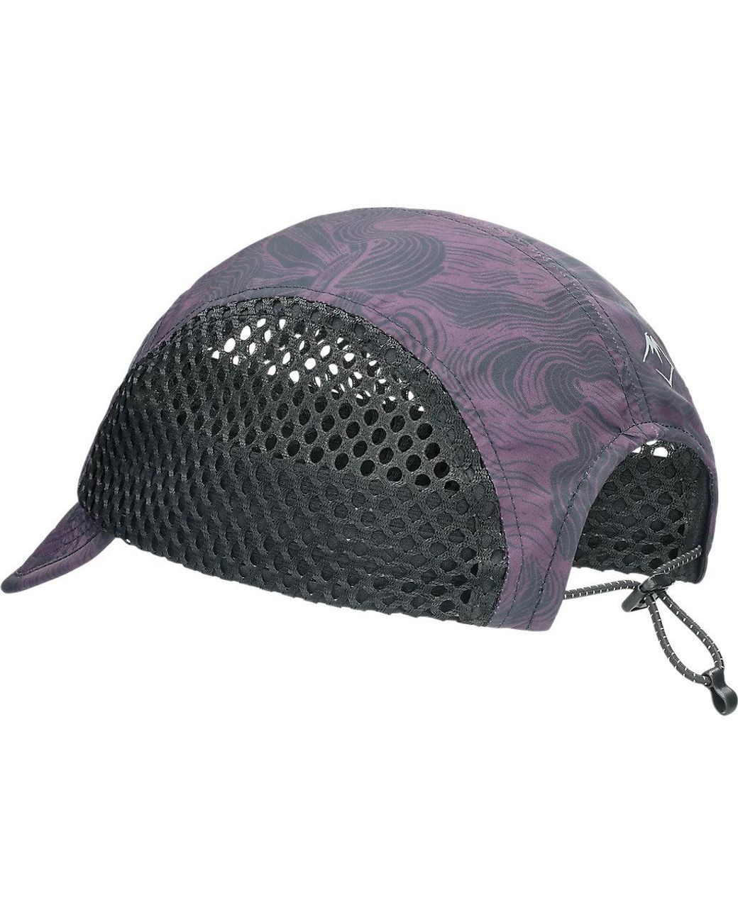 Asics Fujitrail Graphic Cap in het Purple voor heren