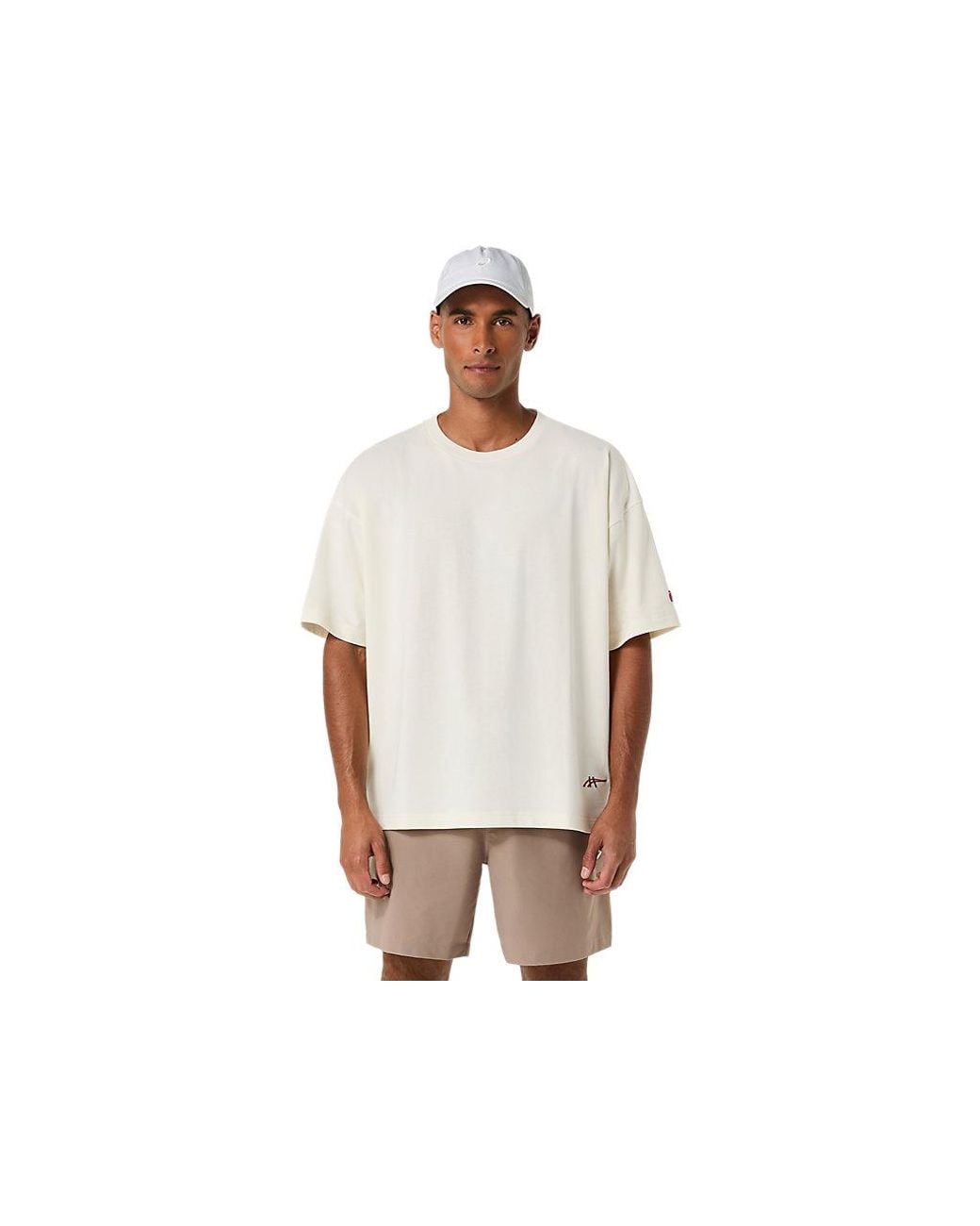 Asics White Heritage Heavy Cotton Run City Tee for men