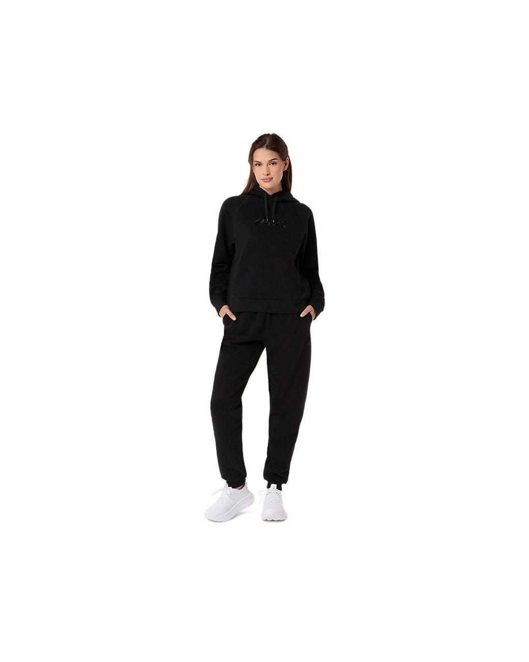 Asics Black Logo Fleece Pant