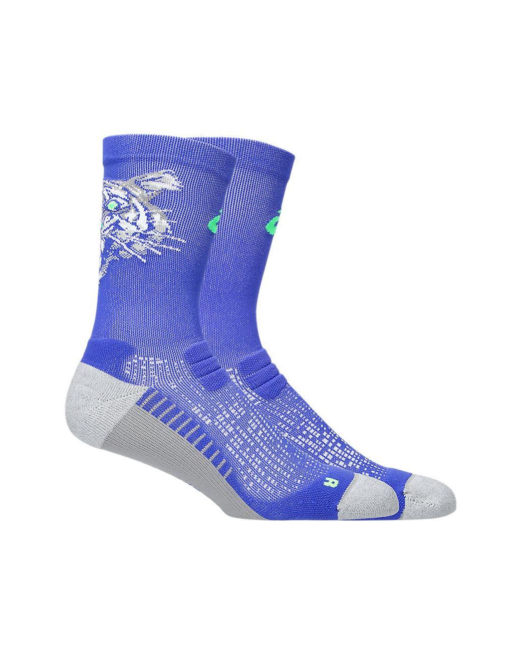Asics Blue Performance Run Crew Sock for men