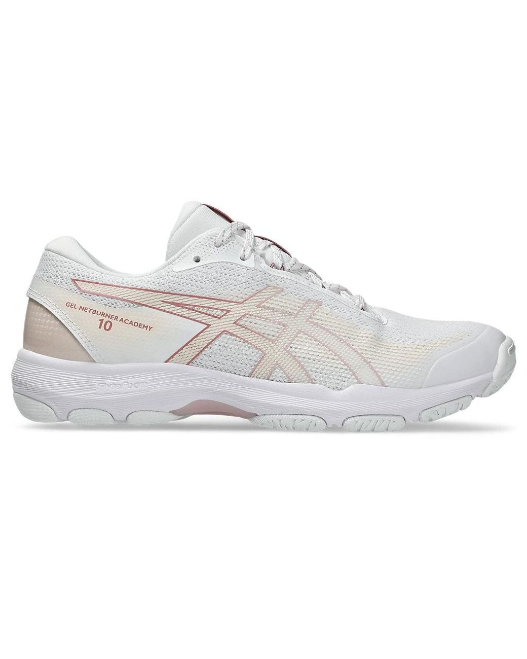 Asics White Gel-netburner Academy 10