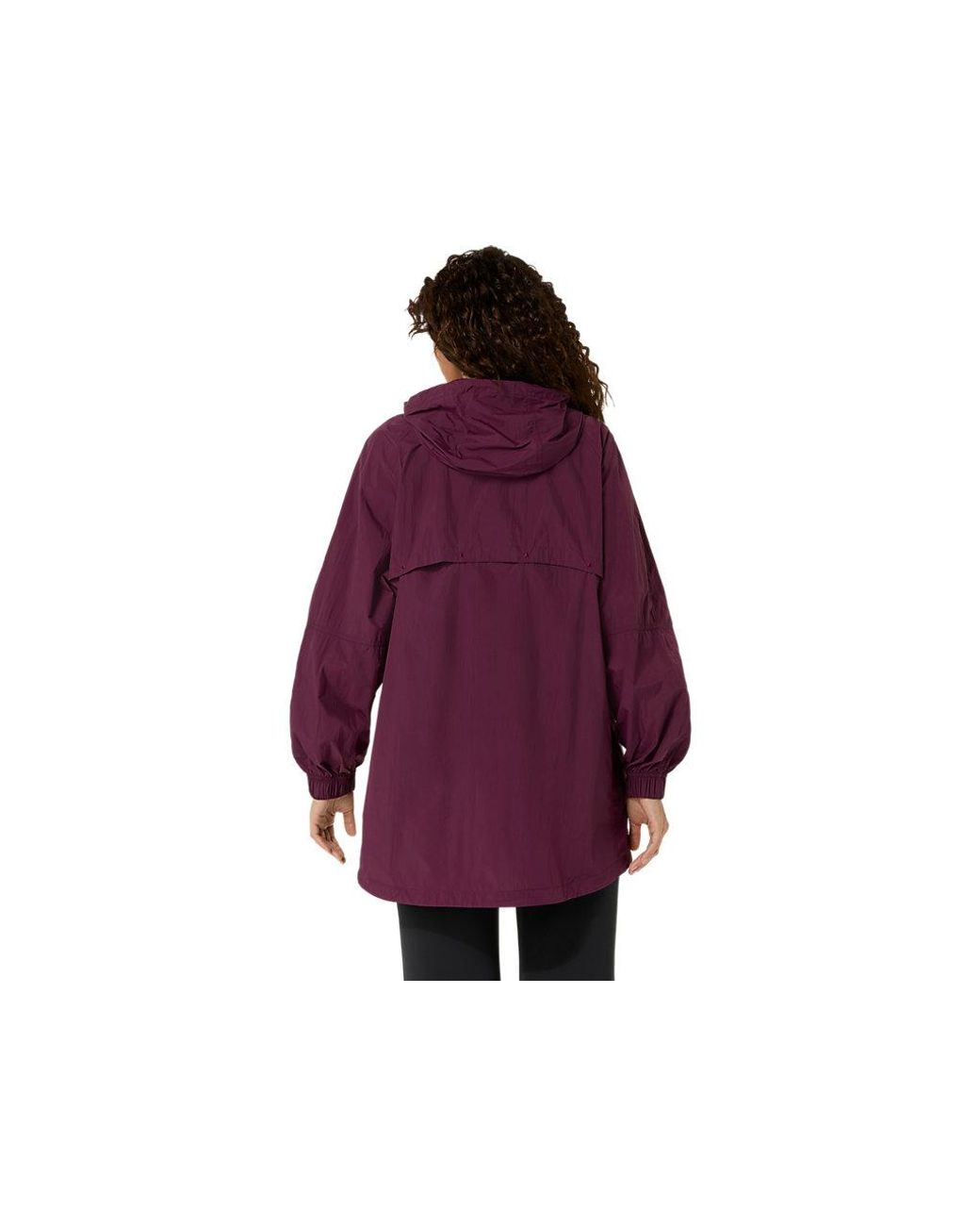 Asics Purple Nagino Woven Long Jacket
