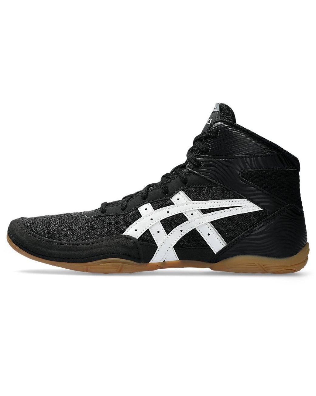 Asics Black Matflex 7 Wrestling Shoes for men