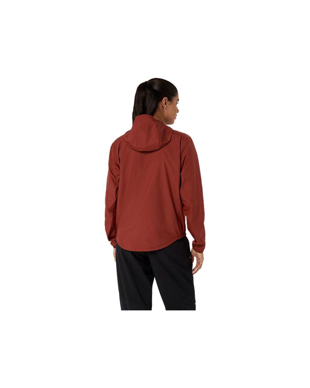 Asics Red Laufjacke Core Jacket Wasserabweisend, Windabweisend, Atmungsaktiv