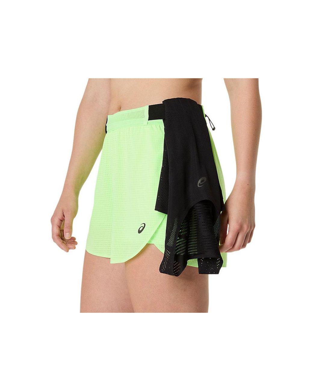 Asics Green Limited Series Metarun Split Shorts