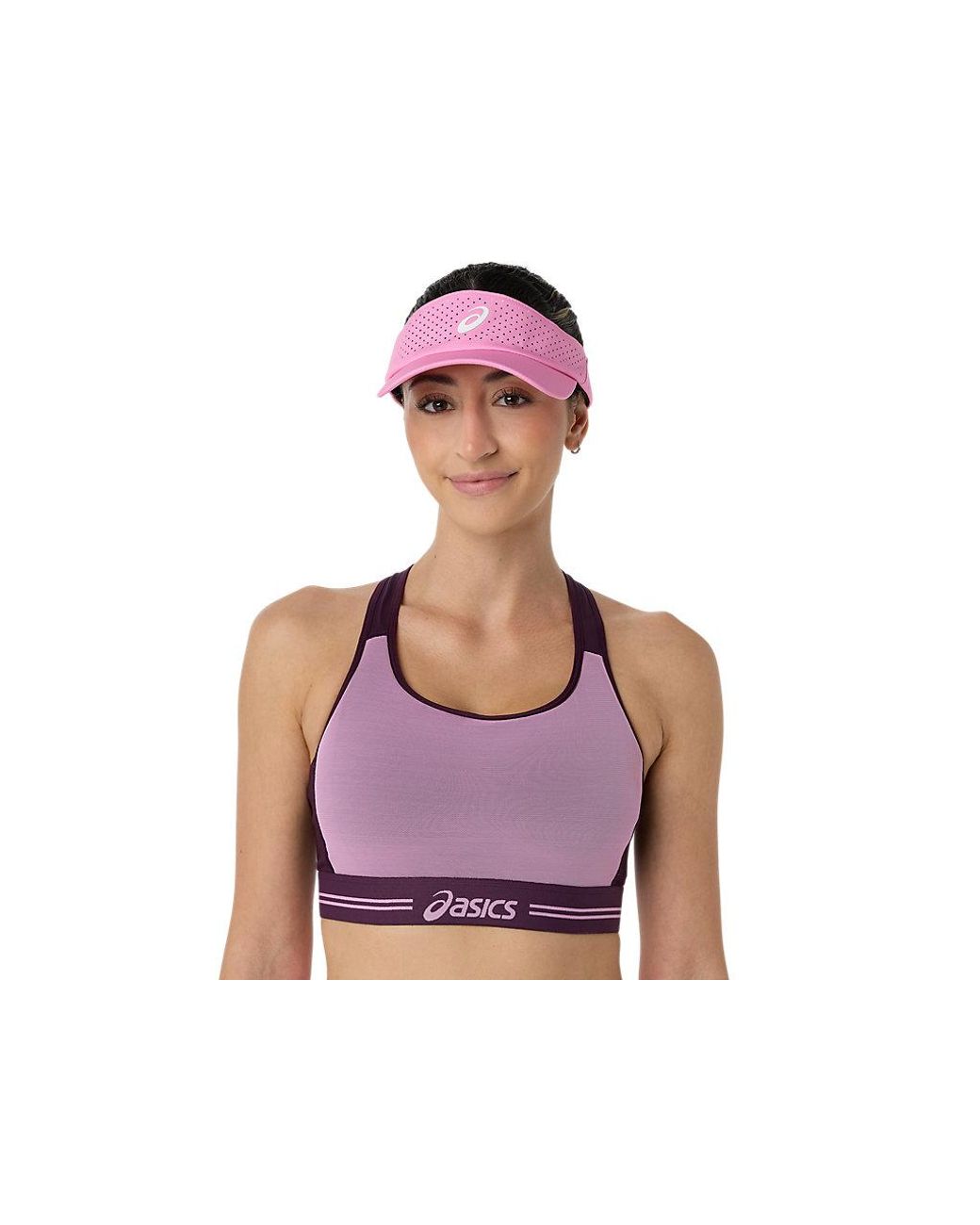 Asics Purple Game Compression Bra