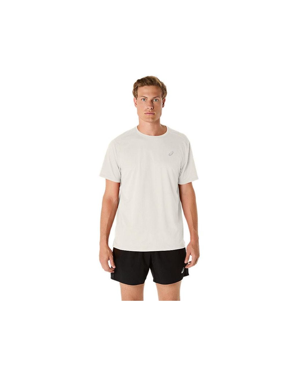 Asics Black Core Ss Top for men