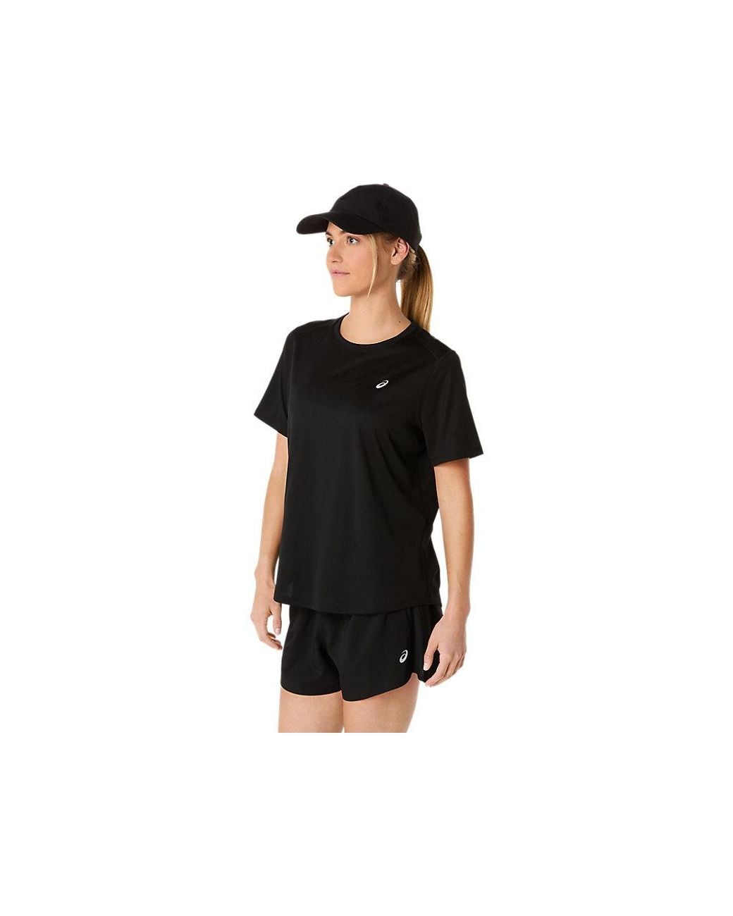 Asics Core Ss Top in het Black
