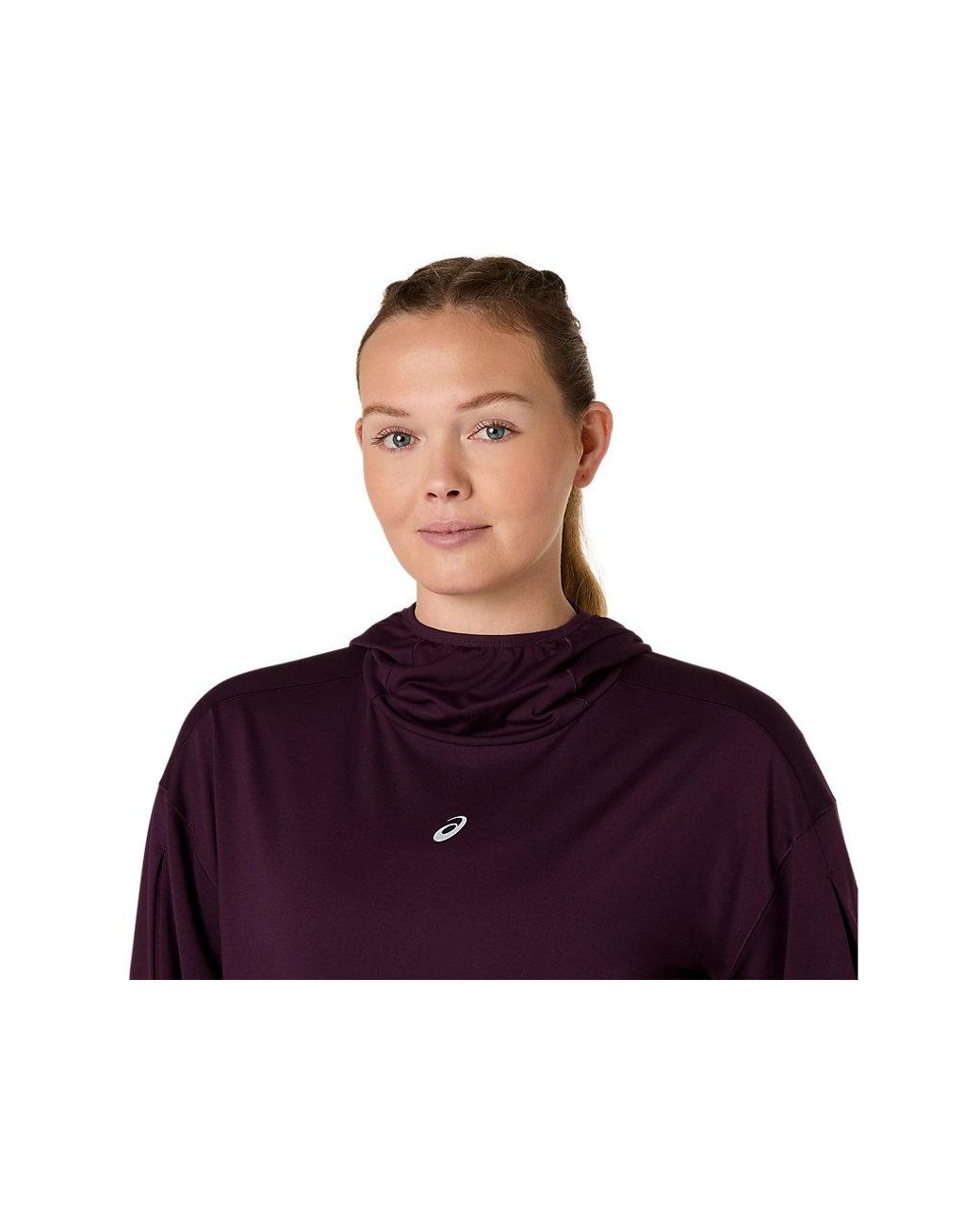 Asics Purple Nagino Run Winter Hoodie