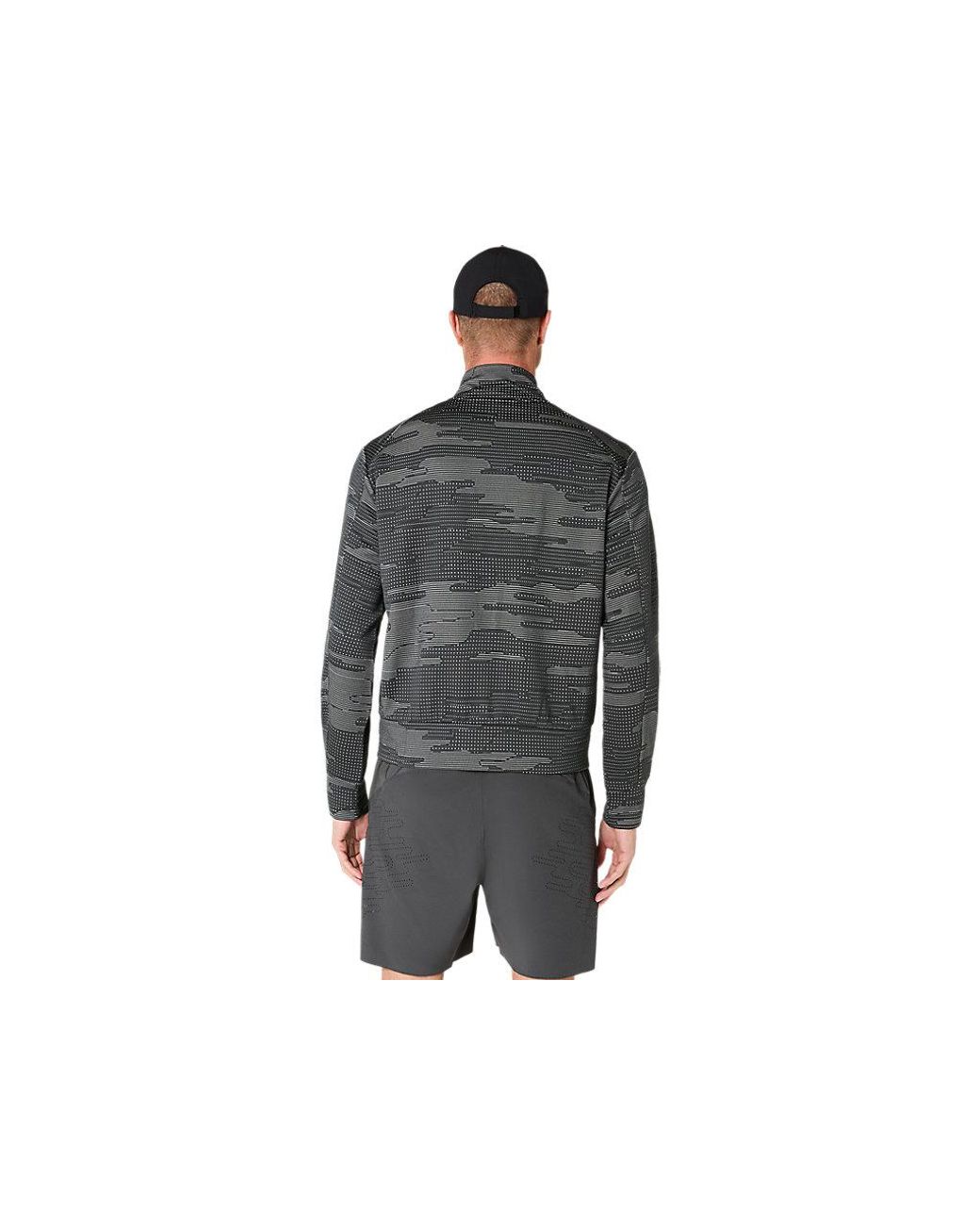 Asics Black Match Jacket for men